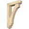 Ekena Millwork Imperial Arts and Crafts Rough Sawn Bracket w/ Offset Brace, Douglas Fir, 6"W x 24"D x 36"H BKT0604X24X36IMP03RDF - alternate 1